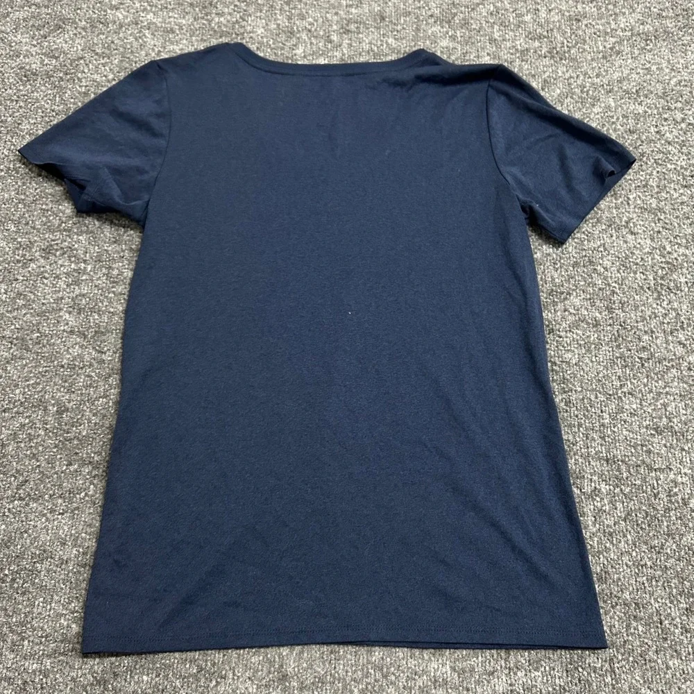Nike T-Shirt Womens Size M Navy Blue Houston Astros Dri-Fit V-Neck Athletic Cut